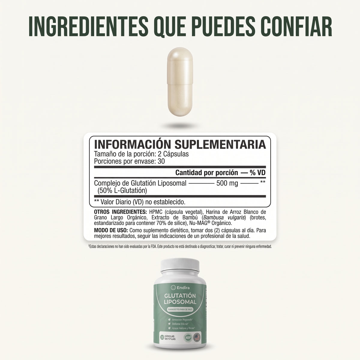 Endira Glutation Liposomal